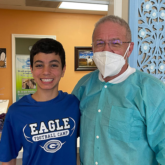 Doctor and patient Georgetown Orthodontics in Georgetown, TX